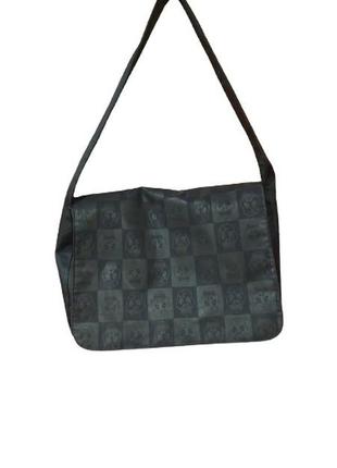 Сумка чорна (плечовий ремінь)