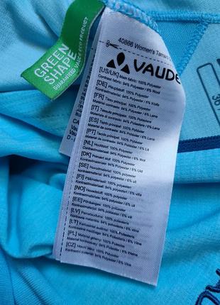 Спортивная футболка vaude women's tamaro shirt iii еко футболка eco product7 фото