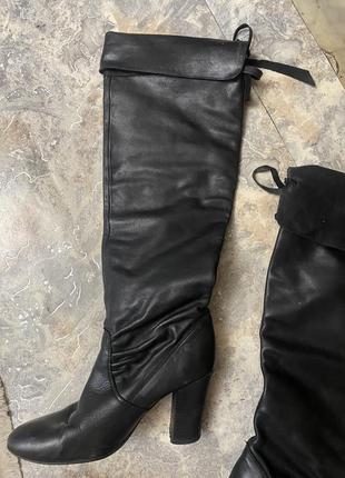 Сапоги ботфорты