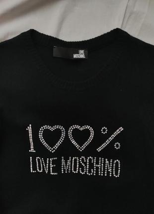 Шерстяное платье love moschino3 фото