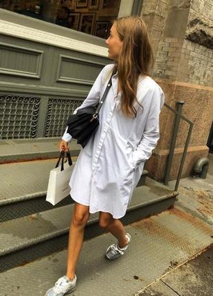 Сорочка-туніка довга біла