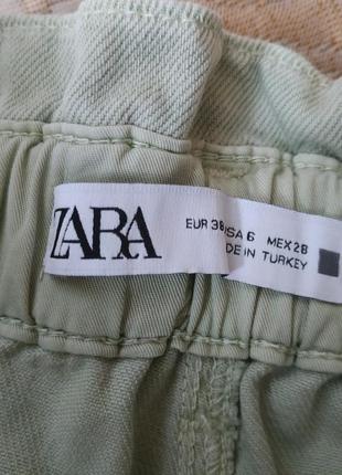 Джинси 👖 мом мятные от zara, 100% хлопок8 фото