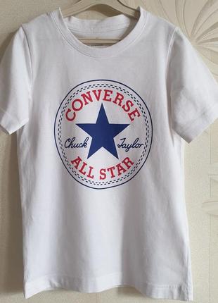 Біла футболка converse