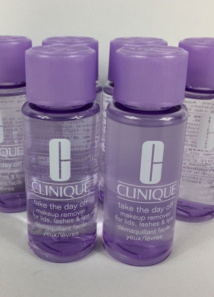 Clinique take the day off makeup remover for lids, lashes & lips 50ml1 фото