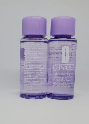 Clinique take the day off makeup remover for lids, lashes & lips 50ml2 фото