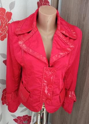 Женская одежда/ куртка косуха, пиджак красный ❤️ 46/48/м размер