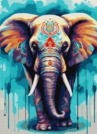 Картина по номерам "великолепный слон"