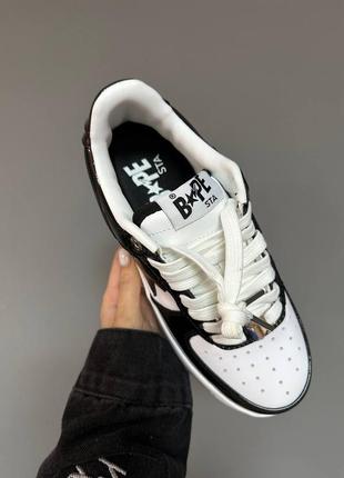 Кроссовки a bathing ape bape sta patent black8 фото