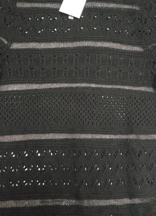 💕🖤очень красивый ажурный свитер кофта с коротким рукавом5 фото