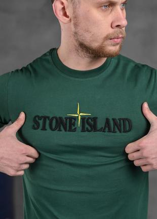 Футболка stone island green4 фото