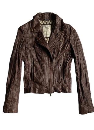 Шкіра куртка косуха байкерська guess
