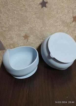 Силіконова тарілка прикорм