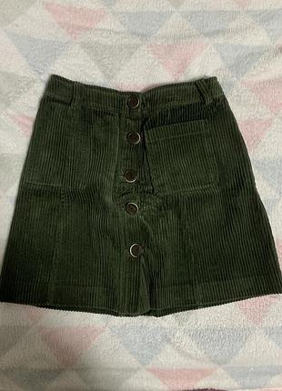 Вельветовая юбочка