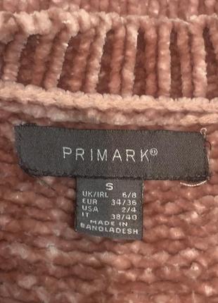 Велюровый свитер primark размер s, m, l7 фото