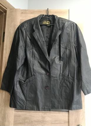 Кожаная куртка - пиджак1 фото