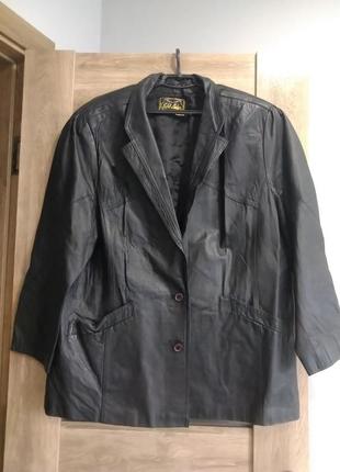 Кожаная куртка - пиджак3 фото