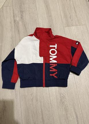 Демиссионная куртка Tommy hilfiger на 104см оригинал, куртка, ветровка, плащевик