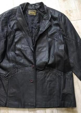 Кожаная куртка - пиджак7 фото