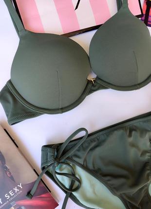 Купальник victoria's secret original 36b 80b s m l 75c tahiti на завязках