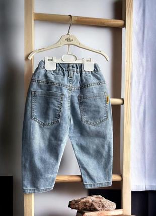 Мом джинсы для мальчика на резинке2 фото