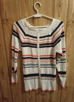 Кофта в рубчик размер 38