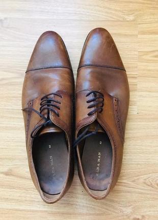 Zara мужские туфли коричневые2 фото