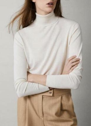 Massimo dutti водолазка гольф шерсть шелк /9580/