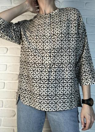 Стильная шелковая блуза. шелковая, батистовая блуза в расслабленном стиле. эффектная легкая блуза-рубашка2 фото