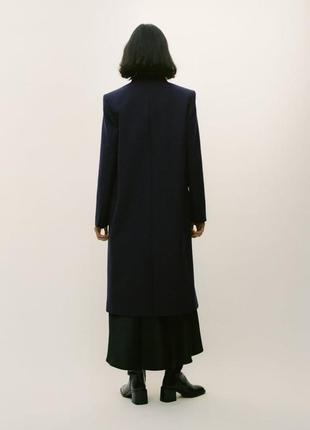 Нове пальто zara розмір l zw колекція ( 45 % вовни)2 фото