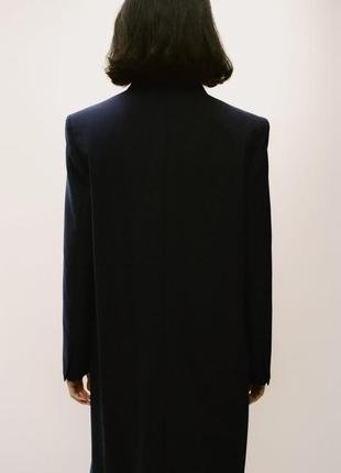 Нове пальто zara розмір l zw колекція ( 45 % вовни)6 фото
