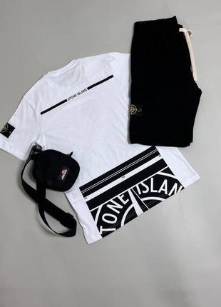 Футболка + шорти stone island3 фото