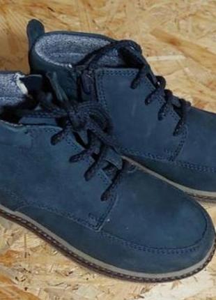 Черевики ботінки zara боти  розмір 33, шкіра нубук.