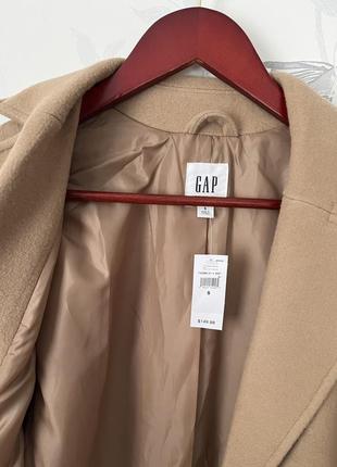 Классическое пальто gap, цвет кэмэл8 фото