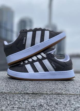 Adidas campus gray&amp;white