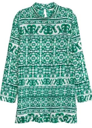 Стильна блуза, туніка h&m в орнамент.