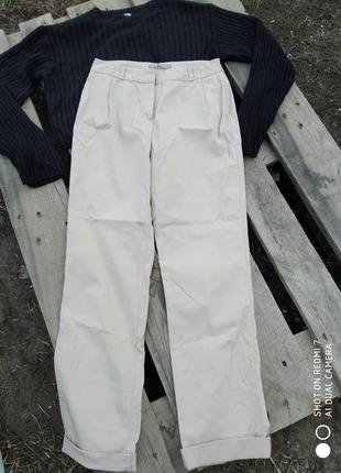 Брюки бежевые