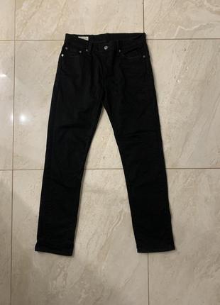 Базовые джинсы levi's levis 511 черные брюки мужские