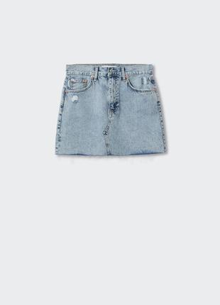 Новая брендовая джинсовая юбка mango, с бирками, размеры с и м.8 фото