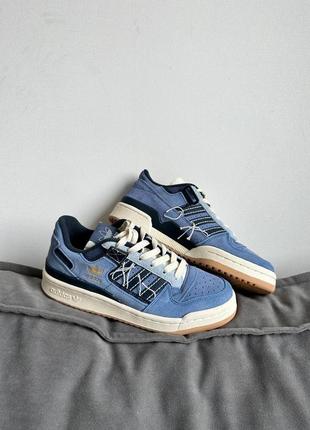 Adidas forum 84 low off white beije1 фото