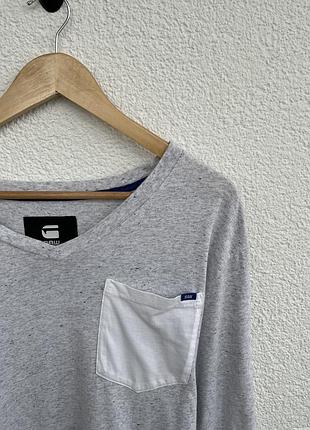 G star raw чоловічий лонгслів (оригінал) 2