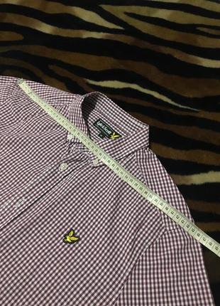 Рубашка тенниска lyle&amp;scott с коротким рукавом4 фото