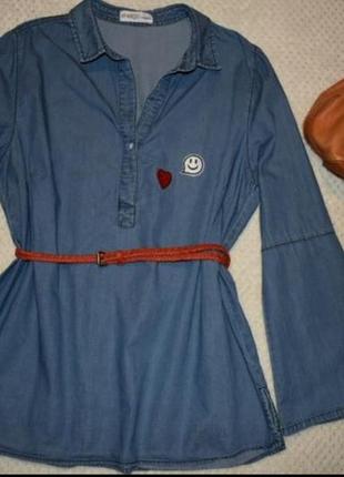 Сорочка джинсова sheego