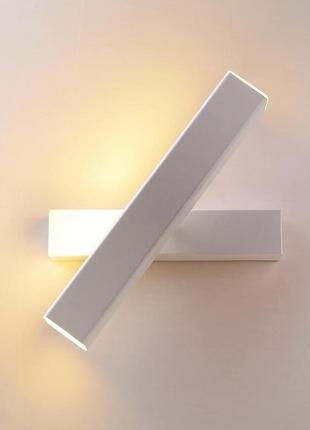 Настенный светильник chrasy светодиодный внутренний настенный светильник теплый белый 12 вт