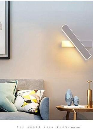 Настенный светильник chrasy светодиодный внутренний настенный светильник теплый белый 12 вт