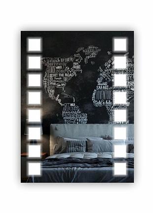 Дзеркало з led підсвіткою sr-026 (600х800мм)