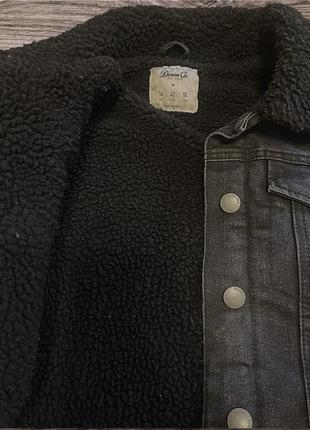 Шерпа куртка джинсовка3 фото