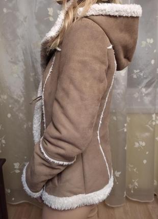 Дубленка женская, теплая куртка, дубленка ostin, очень теплая куртка, зимова куртка3 фото