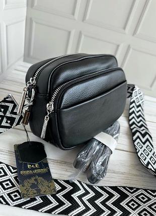 Женская кожаная сумка. клатч кожаный.кроссбоди. polina &amp; beiterou.