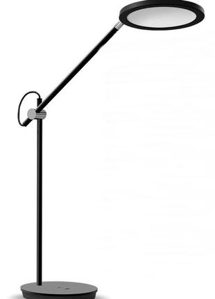 Світлодіодна настільна лампа videx vl-tf15b 20w 4100k з природним кольоропередаванням, управлінням жестами і нічником, чорна1 фото