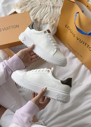 Louis vuitton sneakers 🆕 жіночі кросівки 🆕 білі повне наявність! післяплата!